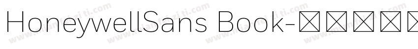 HoneywellSans Book字体转换